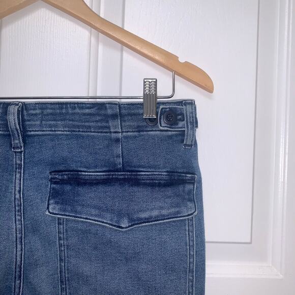 MADEWELL Women’s Midrise Stovepipe Jeans Shealy Wash. Raw Hem Edition.  Size 30 - Picture 9 of 16